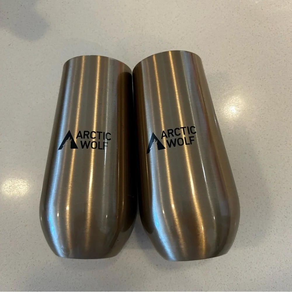 Set of 2 - Insulated Champagne Glasses